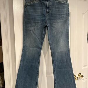 Time and Tru Women's Flare Jeans in Classic Blue